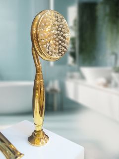 Смеситель на борт ванны с душем AltroBagno Beatrice 020103 Or золото